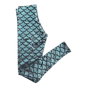 BlackMilk Shimmery Green Mermaid Leggings XS Limited Edition